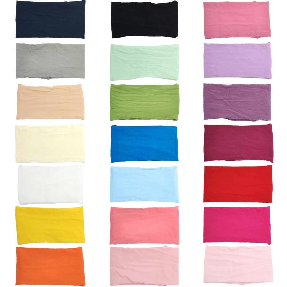 

2PCS 8cmx14.5cm Cotton Fabric Elastic Soft Sewing Fabrics For Baby Headbands Patchwork Needlework DIY Cloth Material Accessories