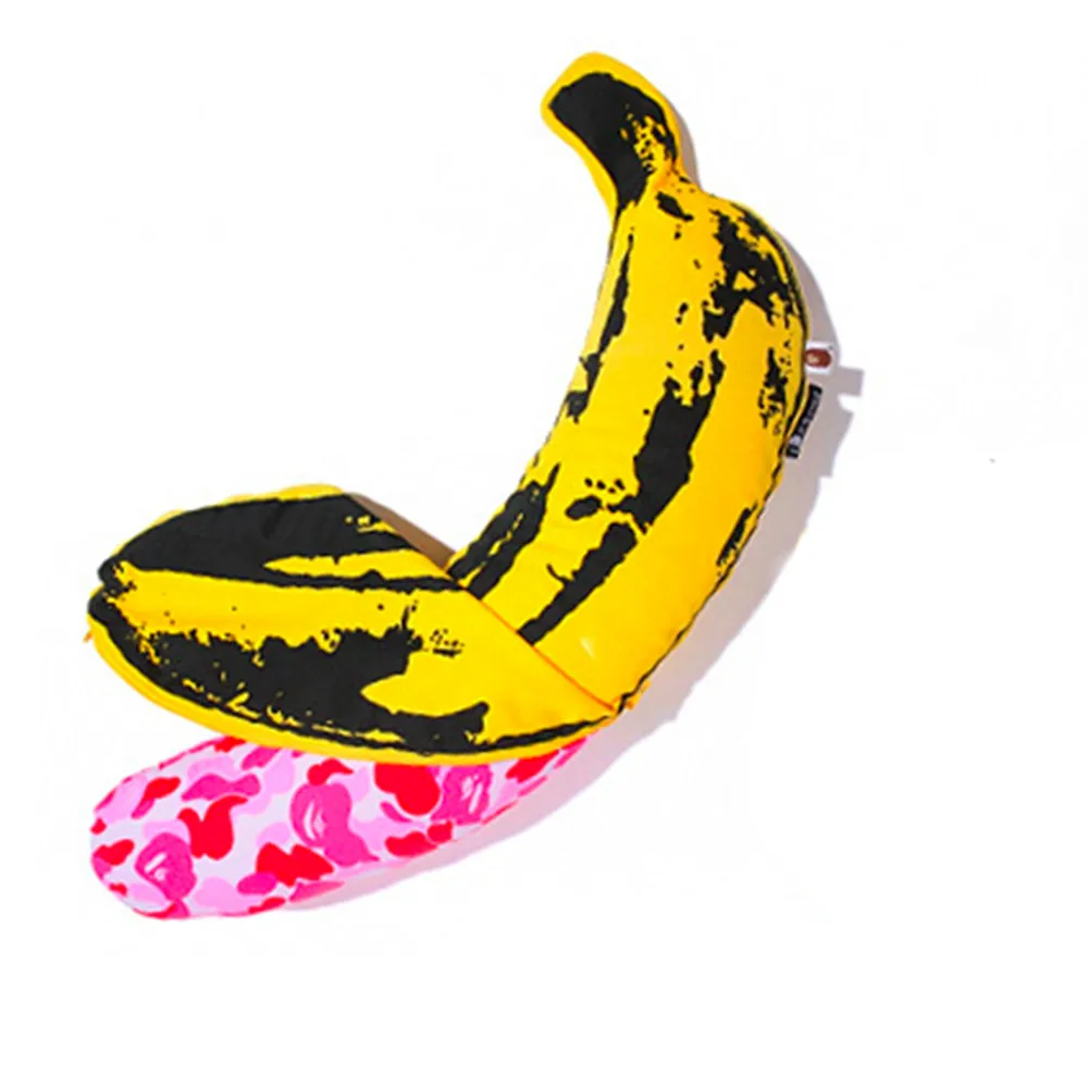 Andy Warhol Banana Plush Toys Soft Big Fruit Stuffed Doll Lovely