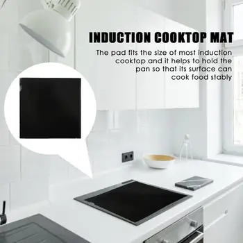

Reusable Induction Cooktop Mat Nonslip Induction Cook Top Pad Silicone Heat Insulated Mat Protection Kitchen Accessories