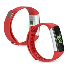 Шаг 0,96 дюймовый сенсорный экран Спортивный умный браслет силиконовый ремешок часы пульсометр TLWB6 фитнес-оборудование