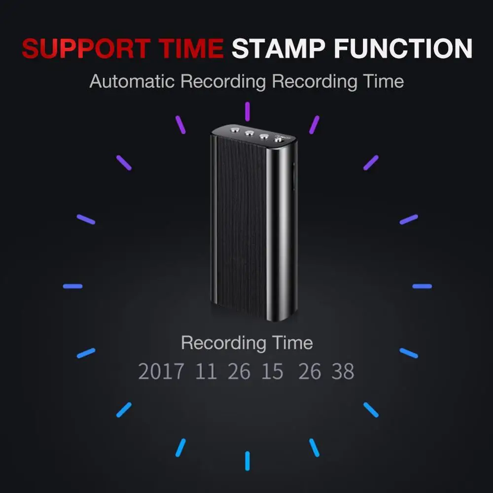 QZT Secret Мини Диктофон MP3 плеер цифровой Аудио профессиональный флеш накопитель