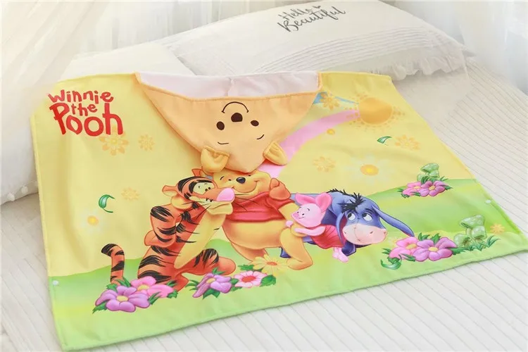 Мультфильм Anpanman Микки принцесса мягкий плащ с капюшоном охлаждающее одеяло плюшевые игрушки для девочек День рождения Рождественский подарок#2481