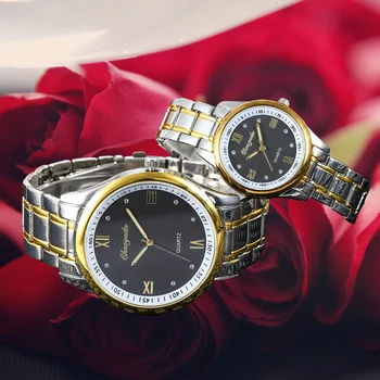 

Silver Gold Women Watches Student Luxury Brand New Fashion Quartz Stainless Steel Wristwatch Zegarki Damskie for Gift