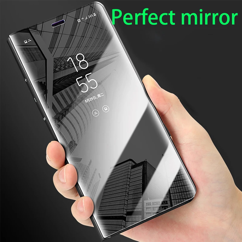 Luxury Smart Mirror Phone Case For Samsung Galaxy A50 A70 40 A30 10 20 A60 A80 A90 A7 A9 A50S M10 M20 M30 tective case