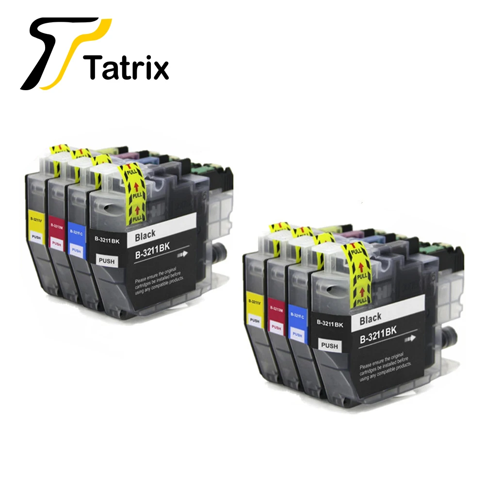 Tatrxi совместимый чернильный картридж для принтера Brother LC3211 LC3213 B-3211 костюм для Brother DCP-J772DW DCP-J774DW MFC-J890DW MFC-J895DW - Color: 2 sets