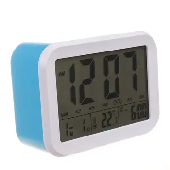 

Digital Alarm Clock,Talking Clock with 3 Alarms 7 Sounds Optional Weekday Alarm, ligent Noctilucent & Snooze Function, Batt