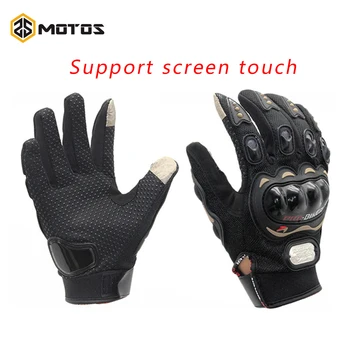 

ZS MOTOS Riding Tribe Touch Screen Gloves Motorcycle Gloves Winter&Summer Motos Luvas Guantes Protective Gear Racing Gloves