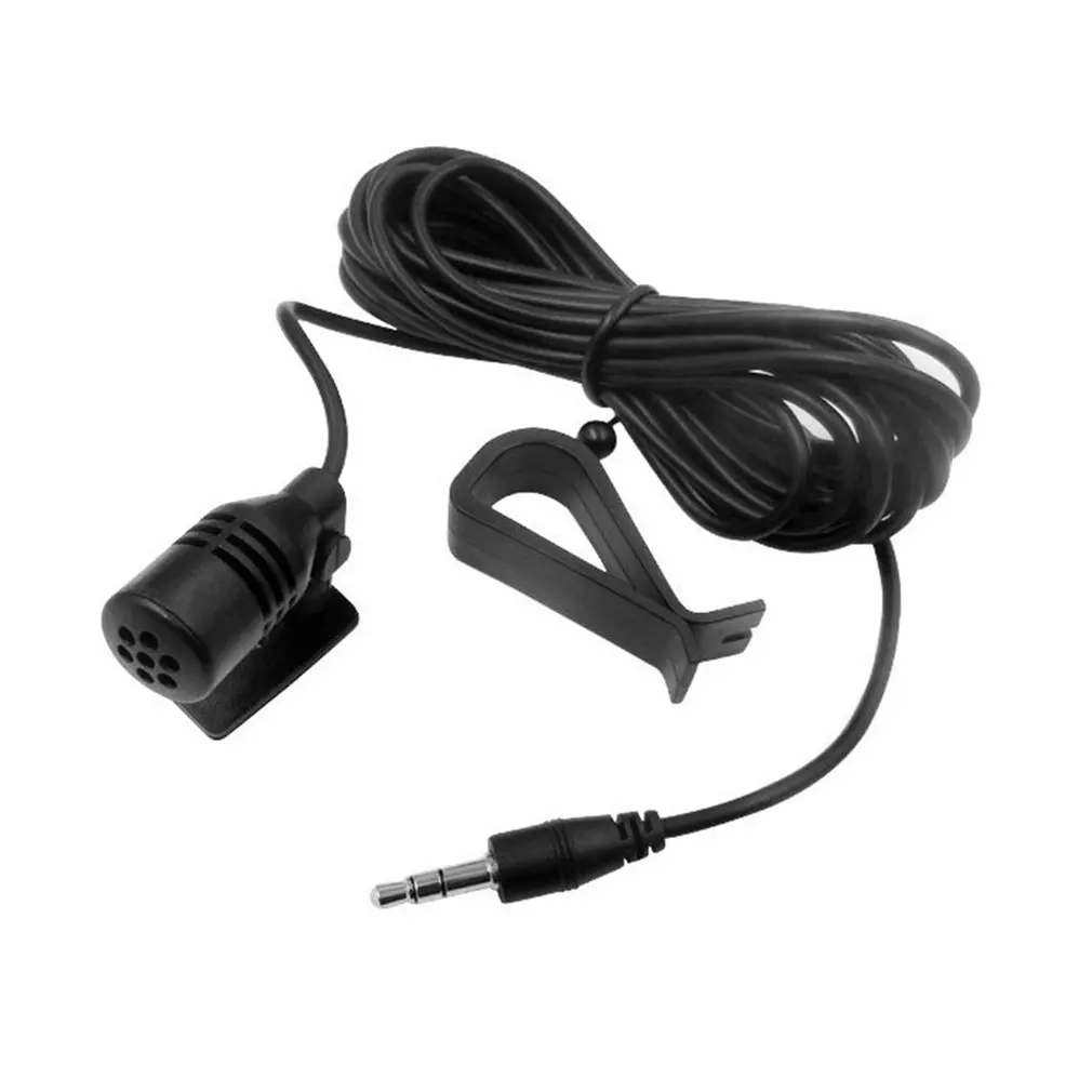 Car Audio Microphone 3.5mm Jacks Plug Stereo Microphone Mini External Microphone Wired For PC Auto Car DVD Radio 01