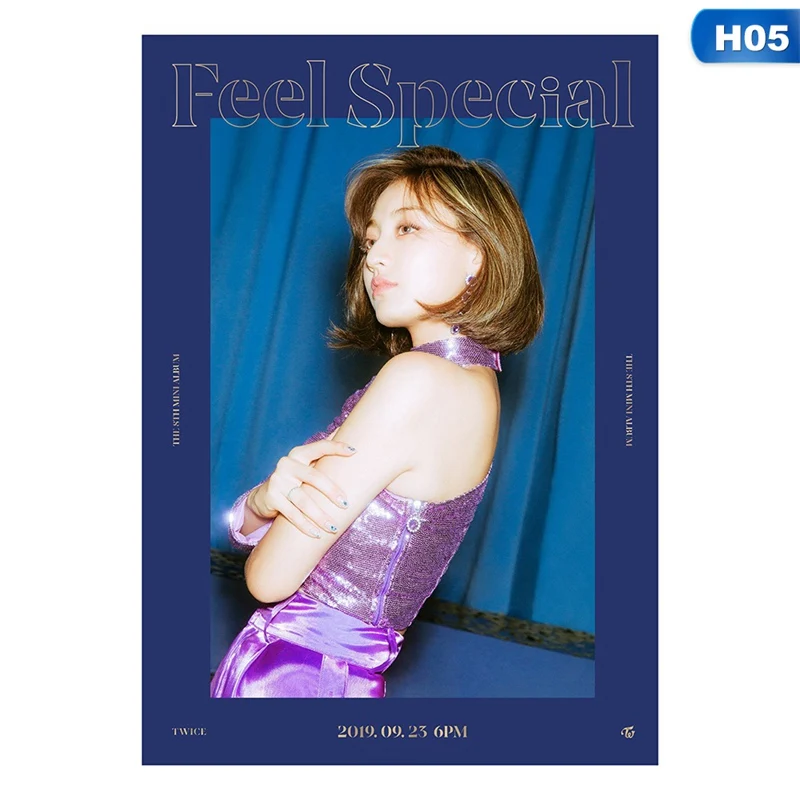 05 1 шт. Kpop Twice Feel Special Concert Hand support ткань для баннер висящий плакат для фанатов коллекция подарок - Цвет: 05