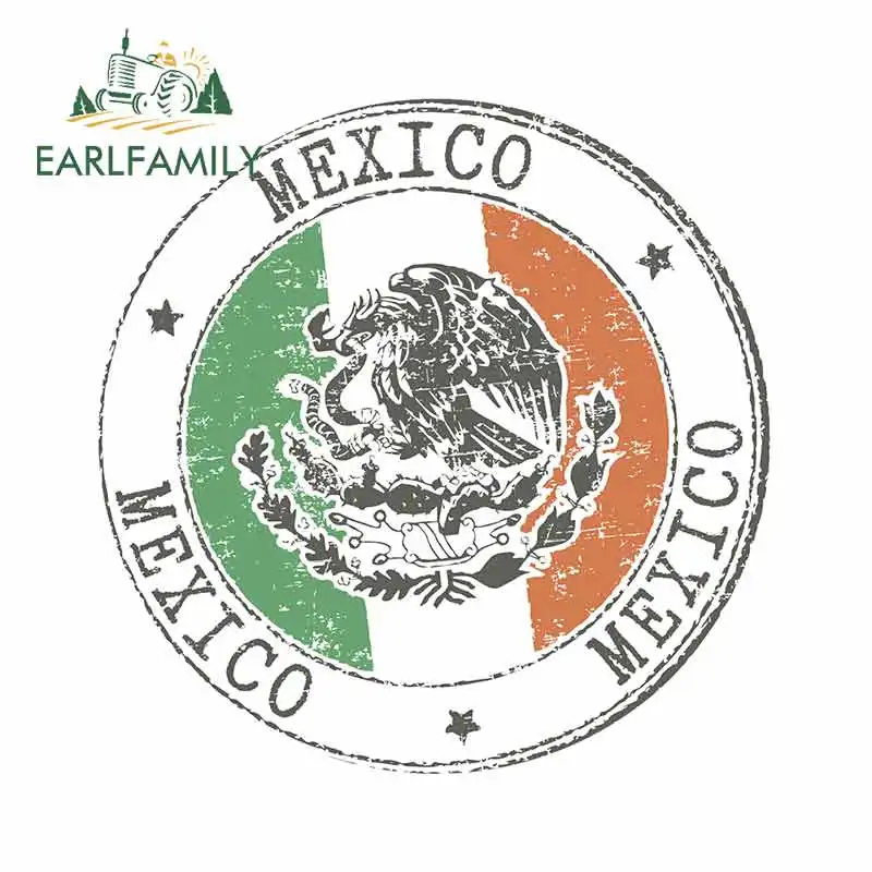 Великолепный Мексиканский Флаг EARLFAMILY 13 см х 12 9 наклейки и Переводные картинки