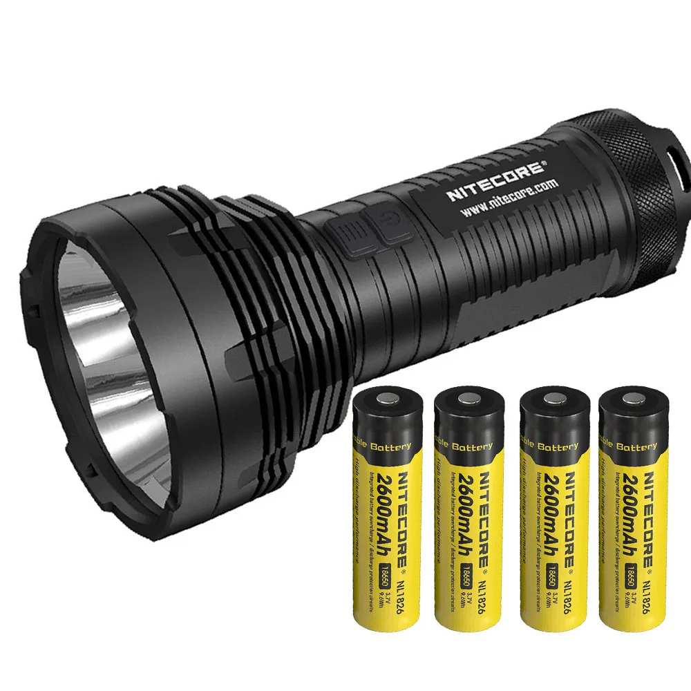 NITECORE TM16GT ручной фонарь 4* CREE XP-L HI V3 светодиоды Макс 3600 люмен дальность луча 1003 метров открытый поисковый фонарь - Испускаемый цвет: TM16GT NL1826