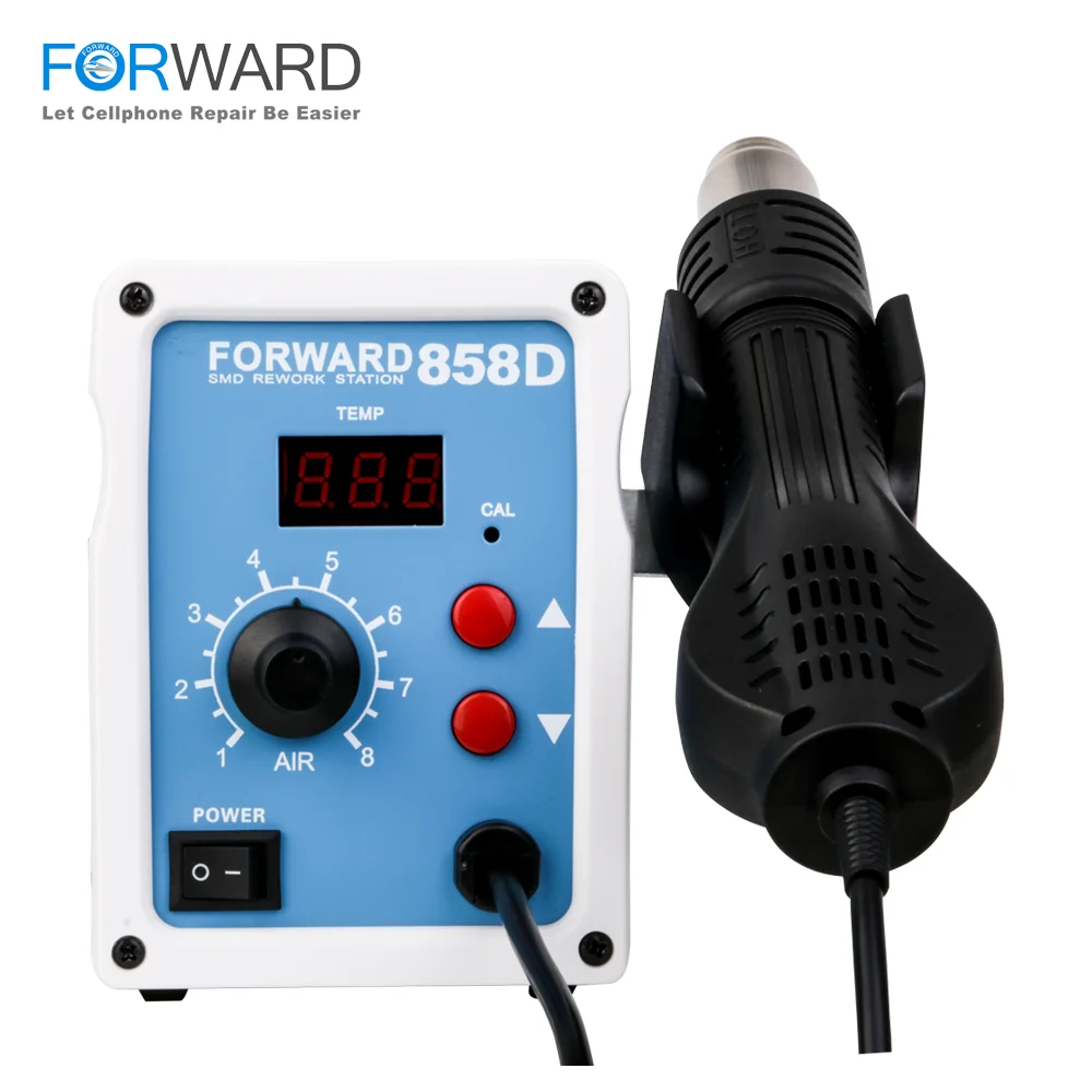 

High Quality 858D Heat Air Gun With LED Display For SMD SMT Welding Repair