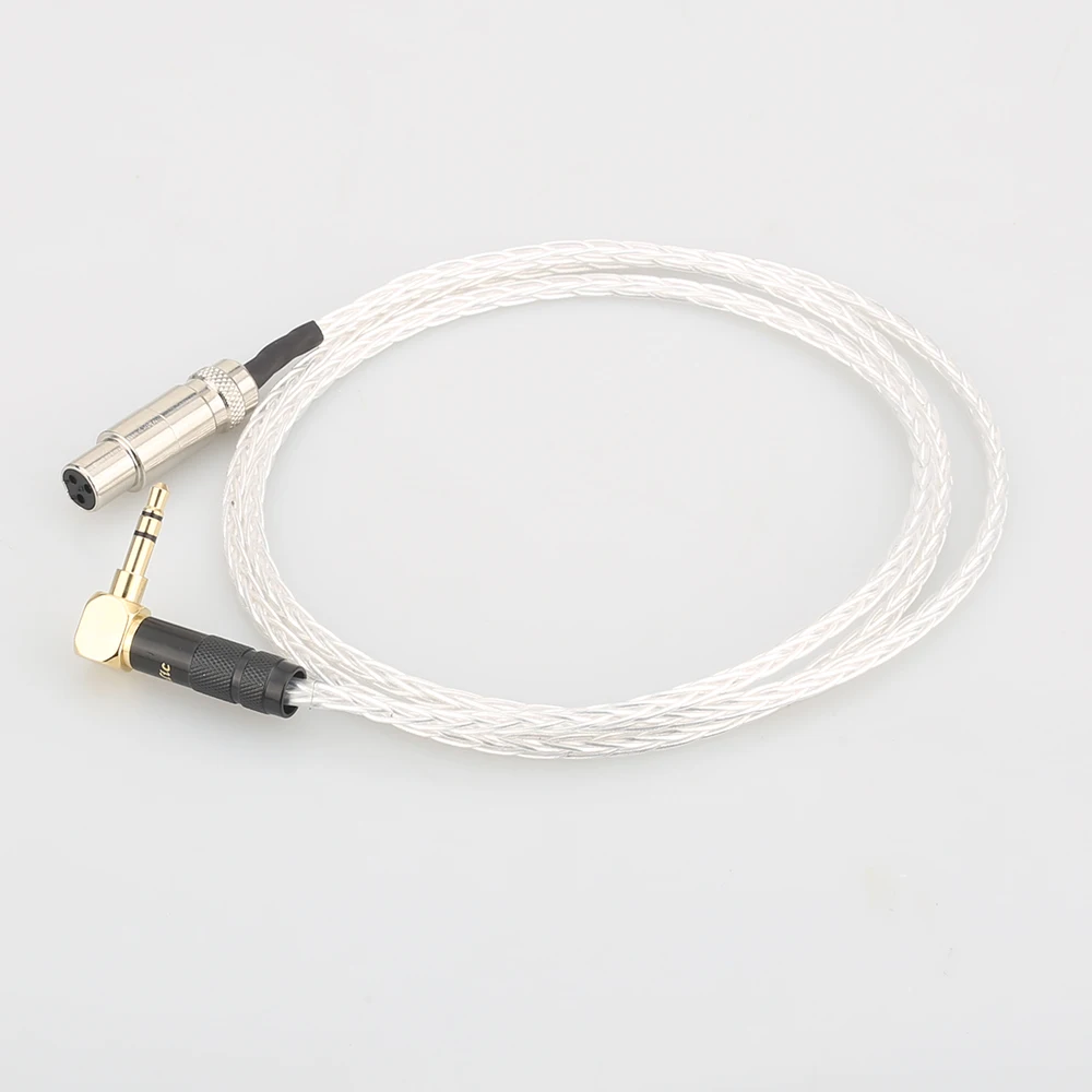 Audiocrast 8 Cores 7N OCC Silver Plated copper silver Earphone Upgraded Cable Wire for K240 K242 K271 K272 K702 Q701 Headphones