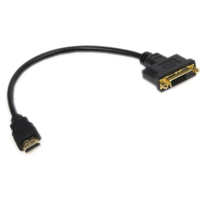 ABKT-30cm HDMI Male-DVI-D 24 + 1 Pin Female (M/F) видеокабель, адаптер Plug