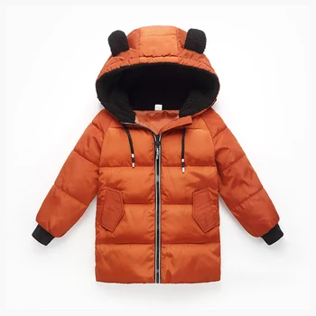 

Benemaker Winter Parkas Jackets For Boy Girl Children Warm Coat Baby Kids Windbreaker Thicken Warm Clothes Long Outerwear AY043