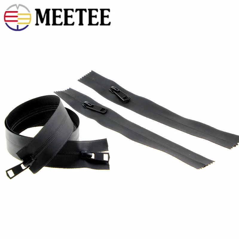 Meetee 2 шт. 20 150 см 5 # нейлоновая невидимая Водонепроницаемая молния с двойной