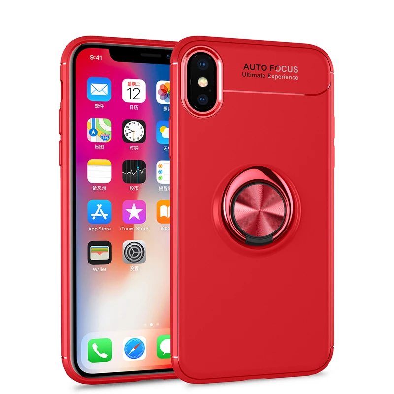 Чехол для iphone 11 Pro Max, Роскошный чехол, чехол для iphone 6, 6S Plus, 7, 8 Plus, X, XR, Xs Max, чехол с магнитным кольцом