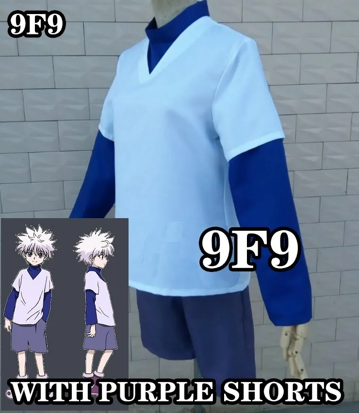 Костюм для косплея Hunter X Killua Zoldyck Мужской Женский Детский костюм на Хэллоуин