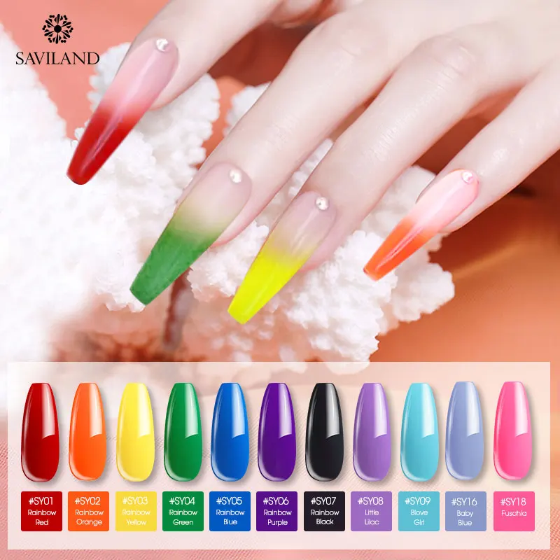 Набор из полигеля SAVILAND Быстросохнущий акриловый прозрачный полигель для