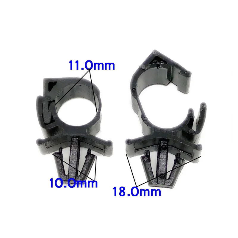 

Fender Fasteners Clips Bumper Rivet 10pcs Trunk Car Retainer Push Black Plastic Nylon Wire