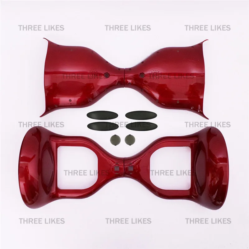 

DIY 10 Inches Electric Scooter Hoverboard Case Outer Shell Replacement for Smart Self Balancing 2 Wheels Standing Scooter, Red