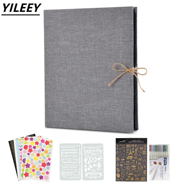 16-Inch 20 Pages Self Adhesive Photo Album DIY Rustic Wedding Photo  Scrapbook Albums Memory Album Customize Memory Photo Album - AliExpress