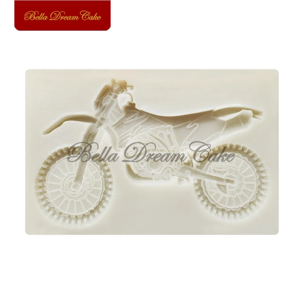 Moule A Gateaux Outil De Decoration De Gateaux De Fondant En Silicone Moto Moules A Gateaux Au Chocolat Moules A Gomme Moules A Cdiscount Maison