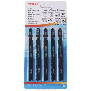 

New Arrival 5Pcs/set T123X 4 Inch HCS T-Shank Jigsaw Blades Set For Metal Cutting Jy23 20 Dropship