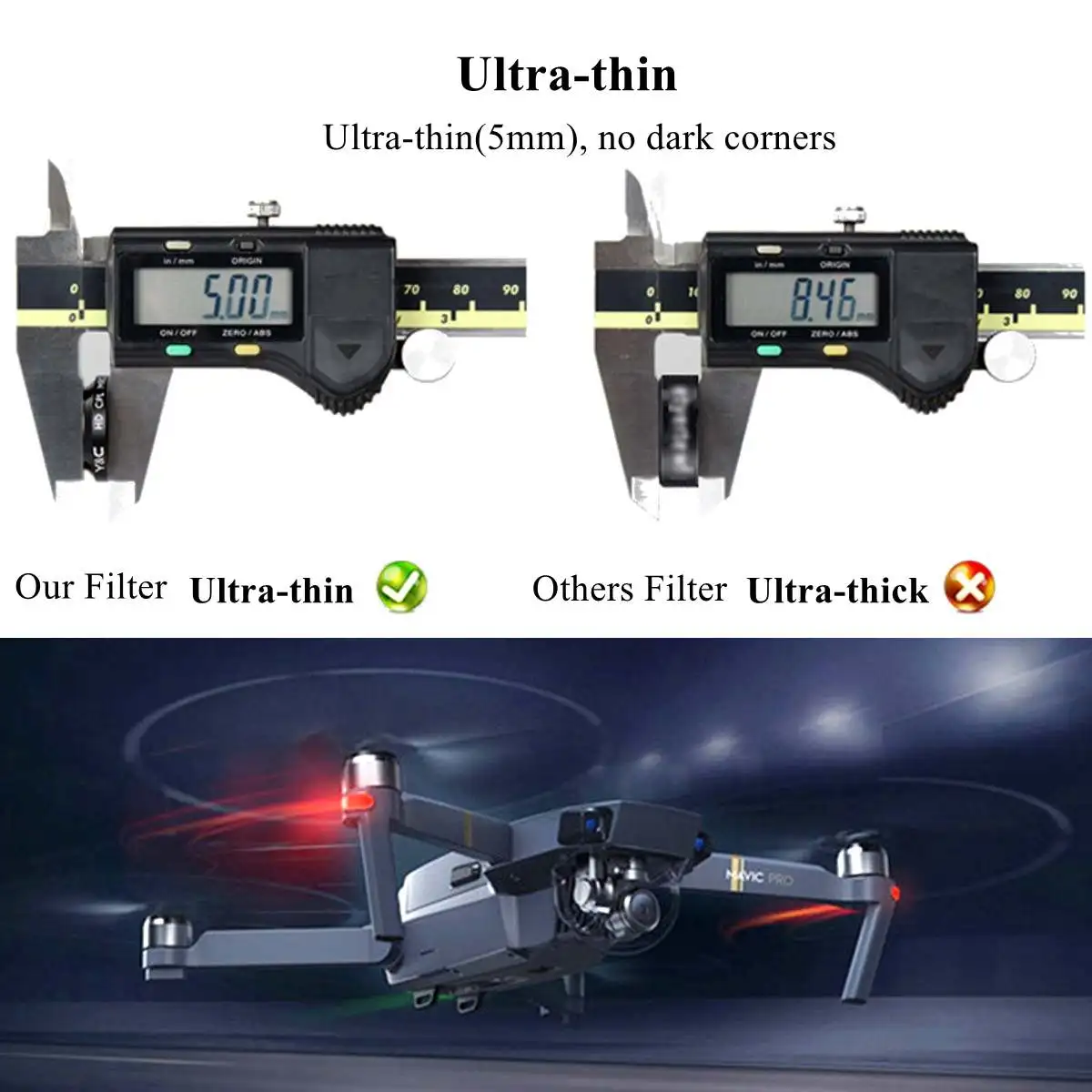 1 шт. фильтры для объектива ND16 фильтр для объектива камеры для DJI Mavic Pro Drone