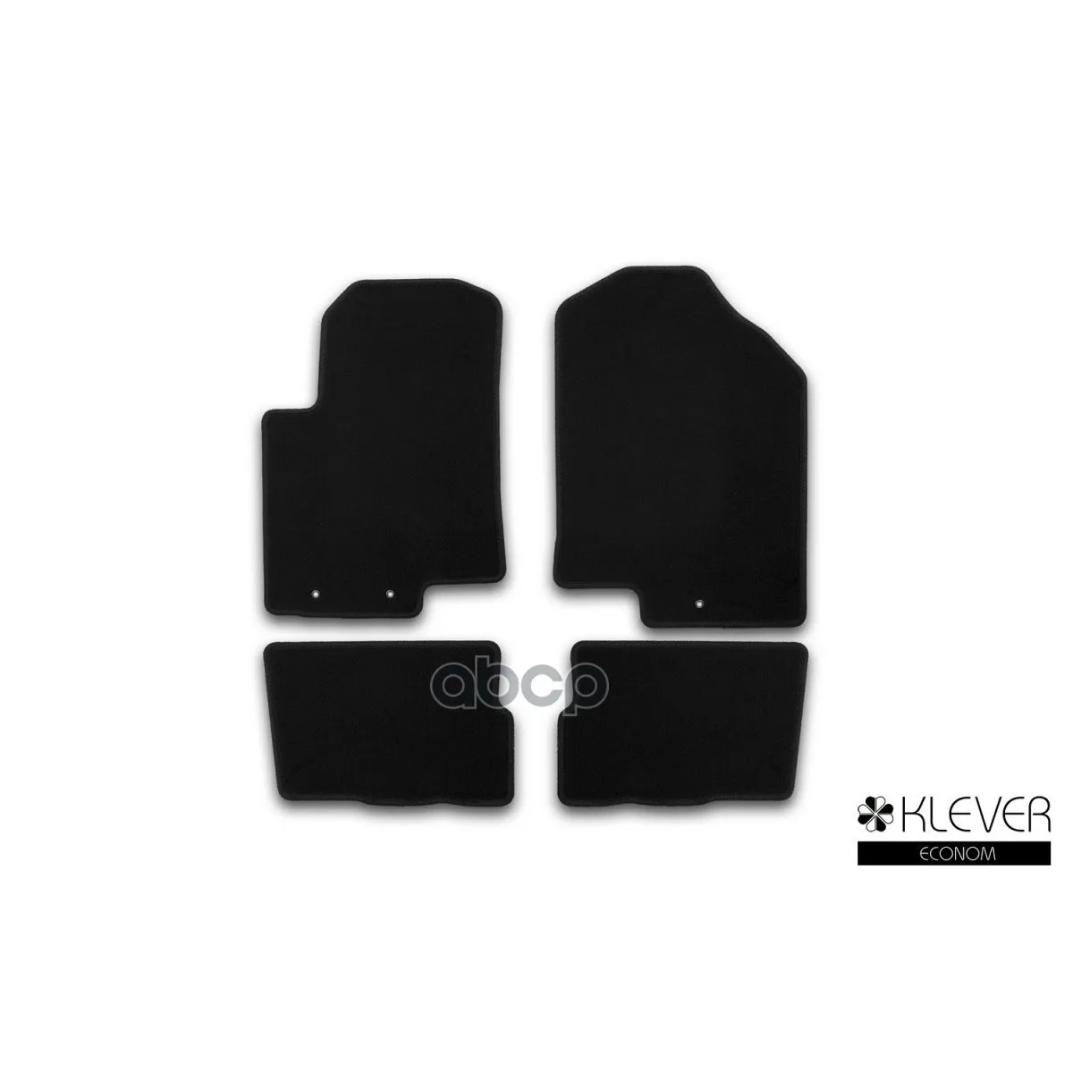 Коврики В Салон Klever Econom Kia Soul 2008-2013, Хб., 4 Шт.(Текстиль) Klever арт. KVR01253701200k