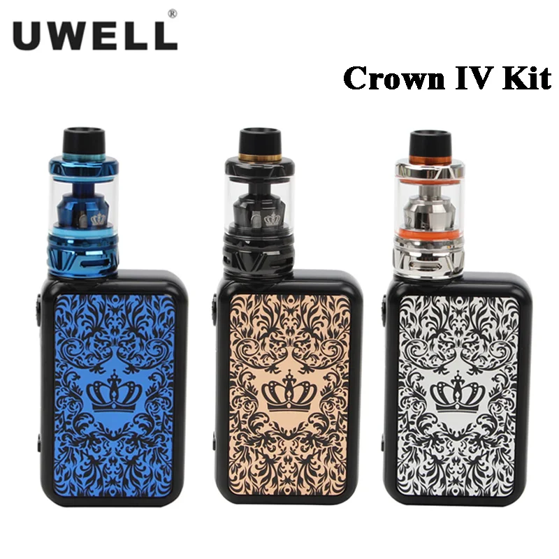 Оригинальный набор UWELL Crown IV 4 200 Вт бокс-мод вейп с баком 5 мл атомайзер электронная