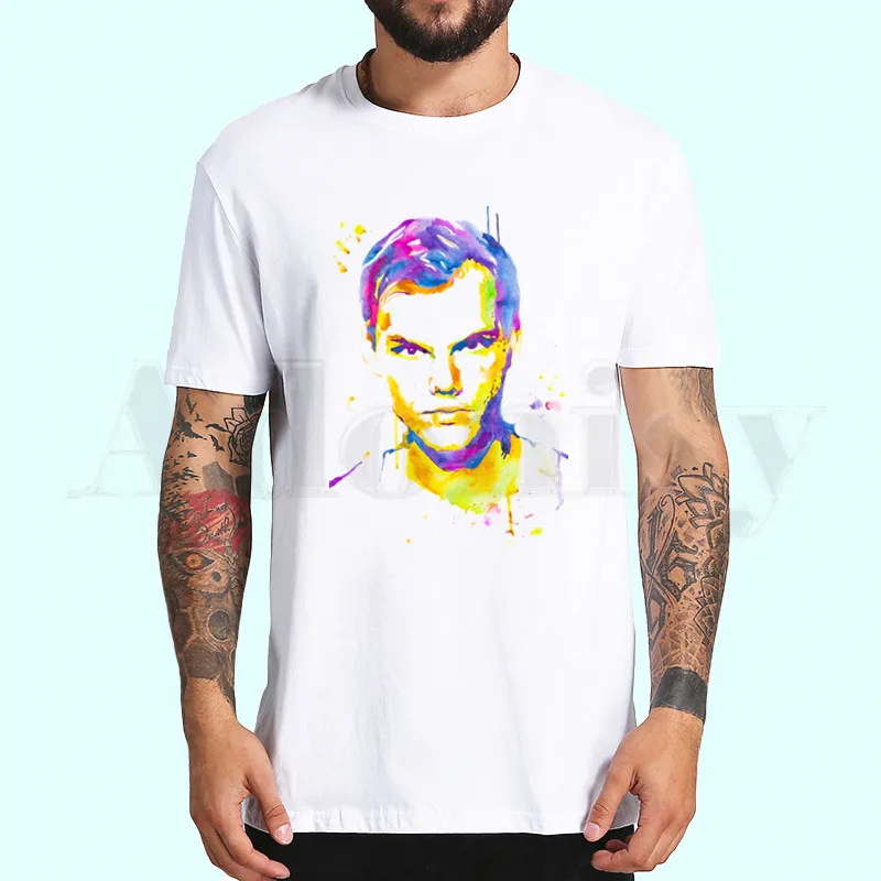 D Dj Avicii T Shirts Spring Tops Summer Tees Men Women Short Sleeve Casual Personaity T Shirts - Цвет: D