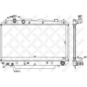 

Radiator cooling system manual \ Toyota Rav 4 1.8/2.0/00 STELLO