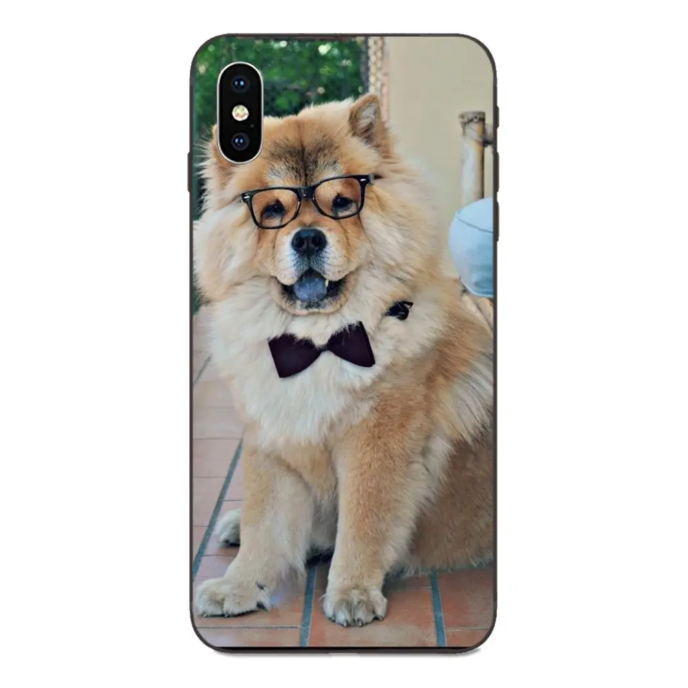 Мягкий чехол Chow Puppy для Apple iPhone 4 4S 5 5S SE 6 6S 7 8 Plus X XS Max XR|Чехлы-накладки| |