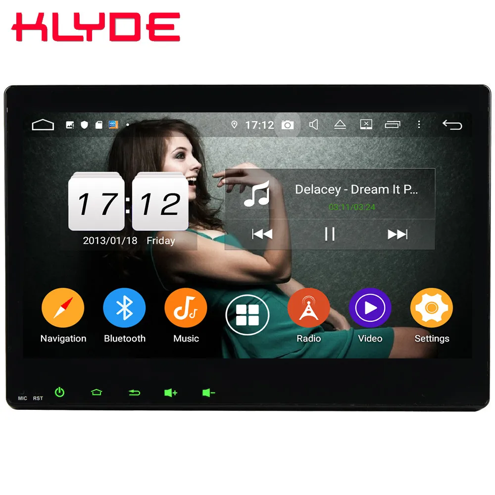 Klyde 10," ips 4G Android 9,0 Восьмиядерный 4 Гб ОЗУ 64 Гб ПЗУ DSP BT автомобильный dvd-плеер Стерео gps ГЛОНАСС для Honda HRV Vezel 2013