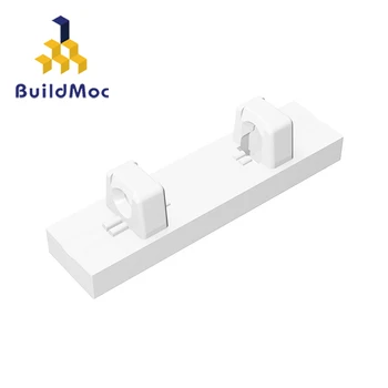 

BuildMOC Compatible For 95120 Hinge Tile 1 x 4 For Building Blocks Parts DIY LOGO Educational Tech Parts Toys
