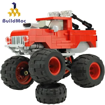 

Technic Car Toy Compatible With Lepining MOC-11092 Monsters Truck Car Model Off-road Car Building Blocks Kid Christmas Gifts