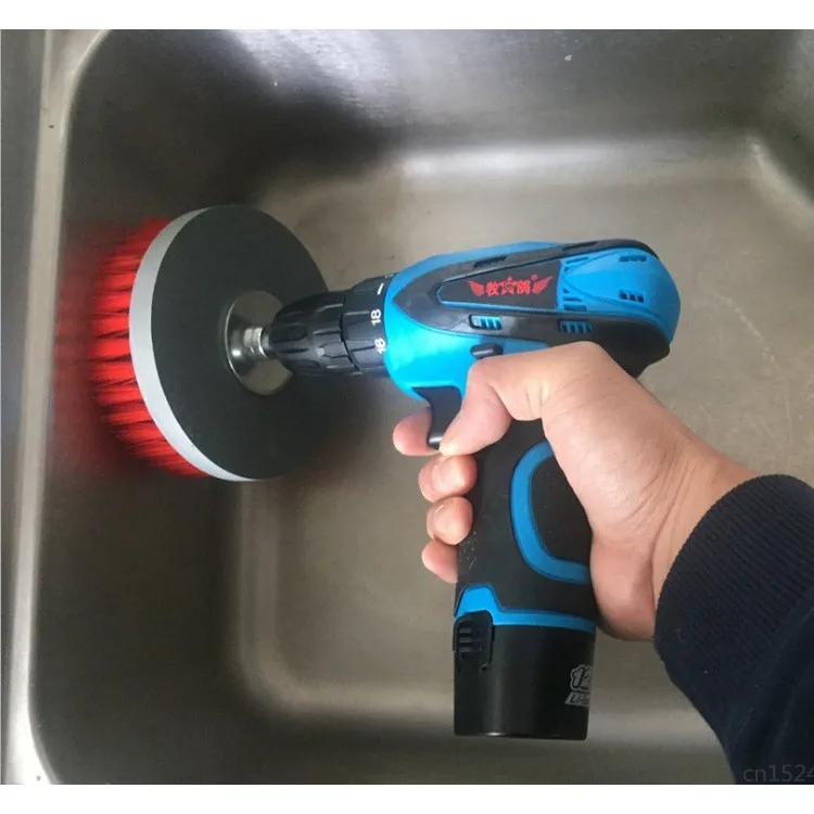 Электрическая дрель щетка 7 шт. электрическая скрабы для приклеивания пластин