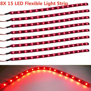 

Car LED Motorcycle Strip Boat Flexible Waterproof 12V SMD Tail Running 1000K