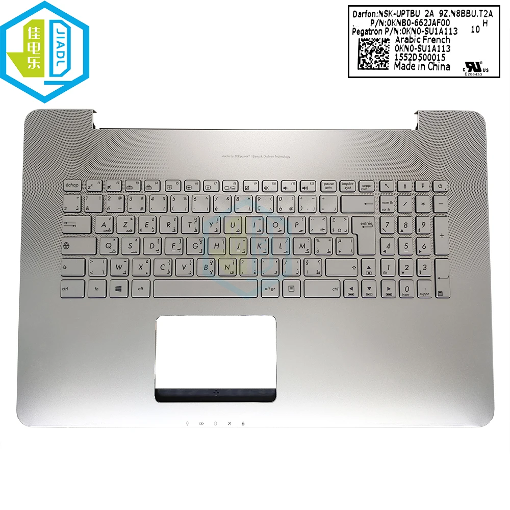 Teclado Russo Retroiluminado para Asus Vivobook N752 N752vx Polônia Árabe Francês Tcheco Romênia 13n0-t2a0911 T2a0611 13nb0ay1am0211 - Imagem 5