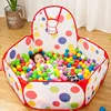 1.5M Portable Baby Playpen Children Ball Pit with Basketball Hoop Kids Dry Ball Pool Folding Indoor Outdoor Ballenbak Toys 1
