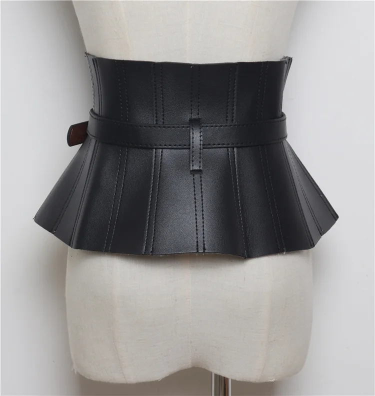 Deepeel 1 шт. 19,5 см* 80 см женский корсетный ремень кожаные аксессуары женские пояса-кушаки съемные широкие пояса YK706