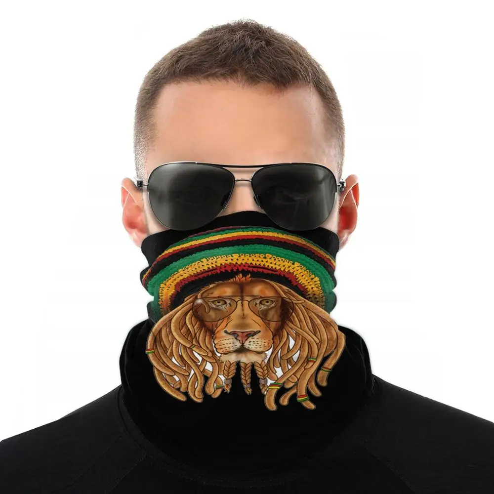 Reggae Jamaica Cool Lion Of Judah Rasta King bandanas bandana scarf DIY Face Mask Winter Warmer Skull Running Headband Walmart |