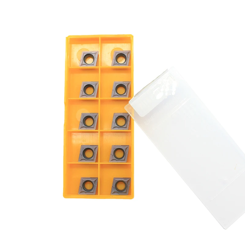 

10PCS CCMT09T304 MA VP15TF carbide inserts lathe cutter tools Internal turning tools CNC tools
