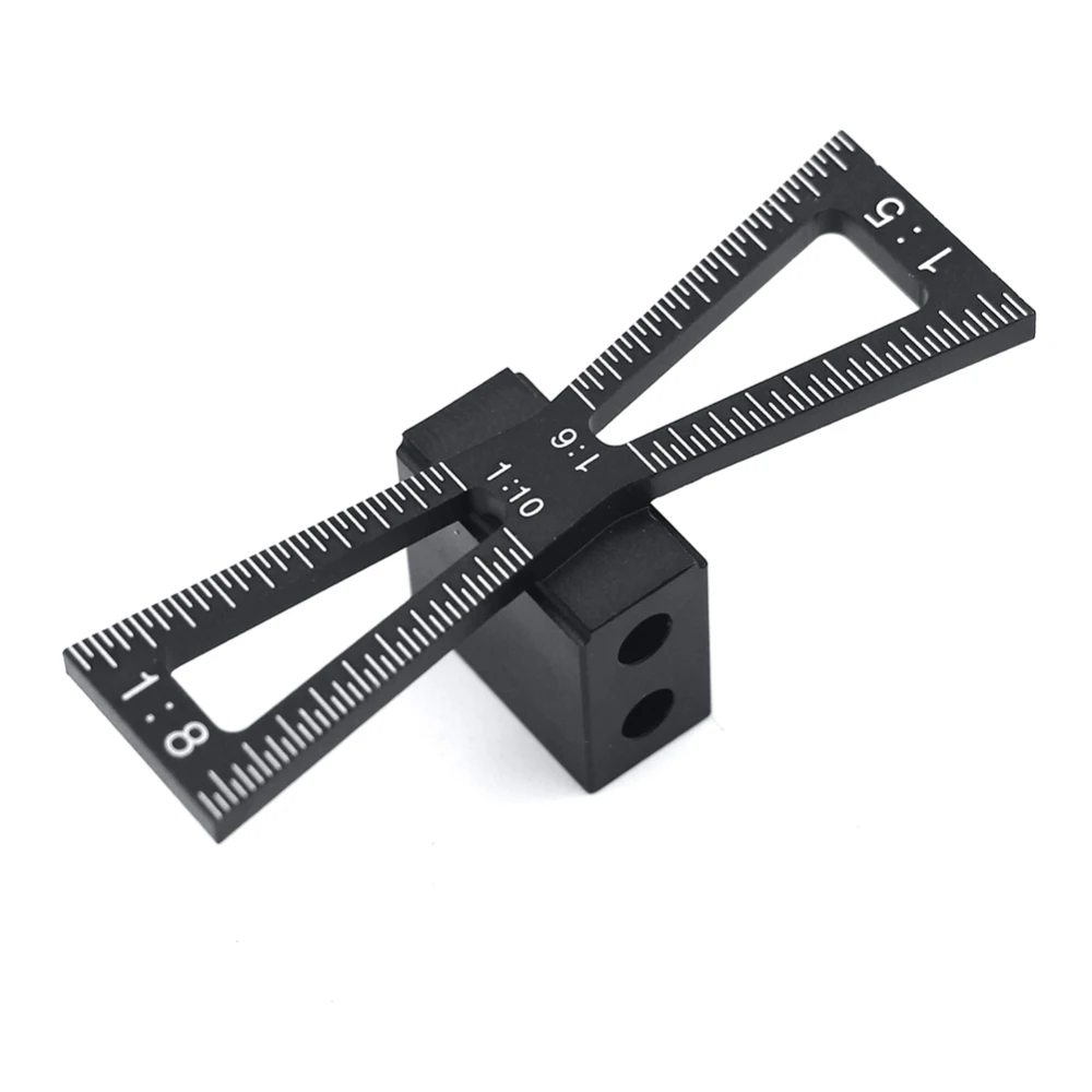 

Dovetail Marking Jig Dovetail Marker Guide with 1:5 1:6 1:8 1:10 Slopes Wooden Long Leg Accurate Dovetail Layout Dovetail Marker