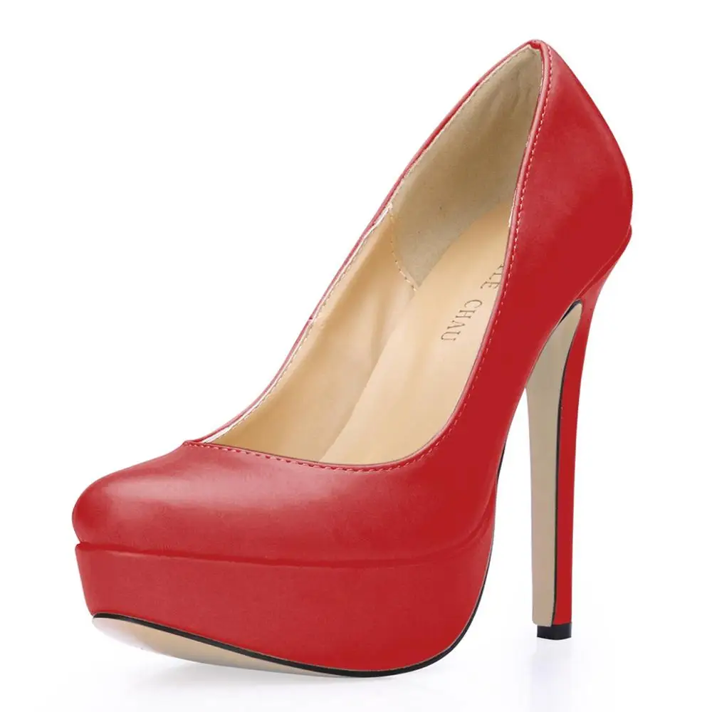 Женские туфли лодочки на шпильке с круглым носком|Туфли| |