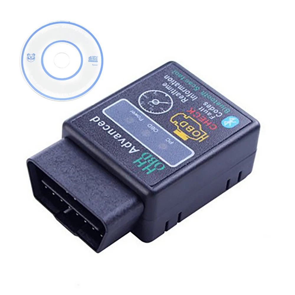 Расширенный Bluetooth Автомобильный диагностический сканер инструмент ELM327 Bluetooth OBD2 V2.1 интерфейс сканер для аndroid
