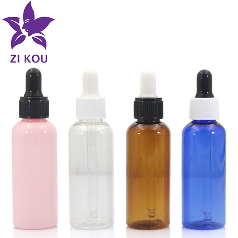 1pcs 50ml High quality plastic bottle glass dropper reusable empty | Красота и здоровье