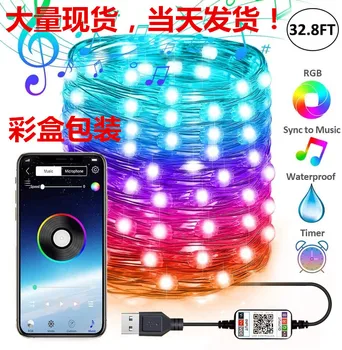 

USB LED Strip light Bluetooth Fairy LED lights String Neon lamp For Garland New Year Wedding Christmas Decoration Colorful