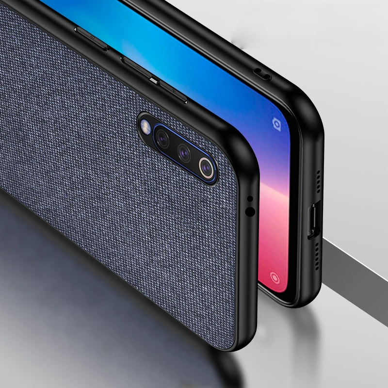 Redmi K20 Pro 6 39 'ткань волокна ультра тонкий чехол для XiaoMi Note 7 Мягкий ТПУ Роскошный